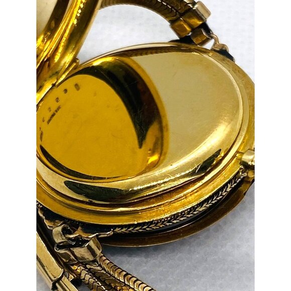 Tiffany & Co 18K Blue Enamel Pocket Wrist Watch Chipped Enamel Watch main image 13
